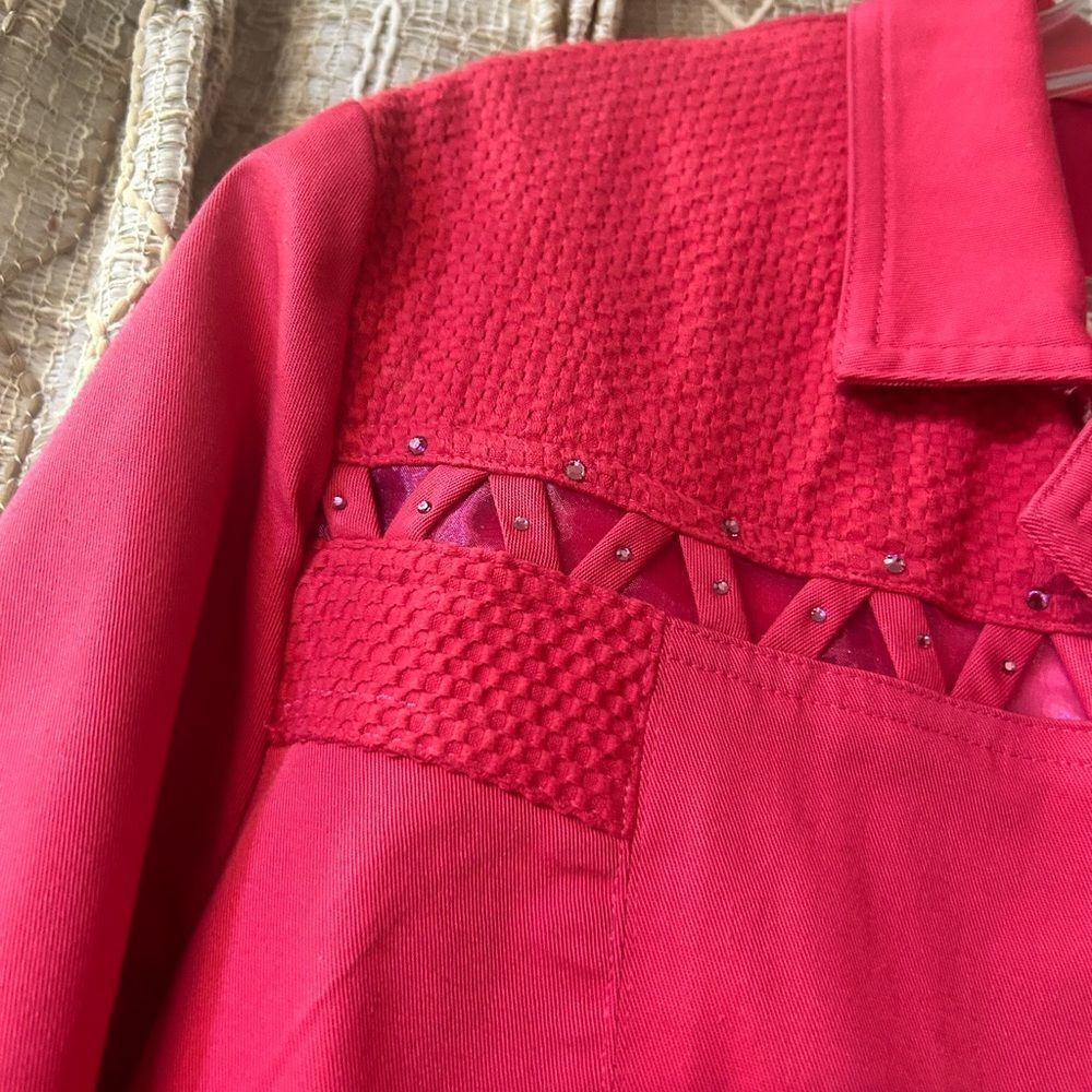 Nancy Bolen ladies 10 pink tank top with jacket and pink pants are a size 10 - Picture 3 of 11